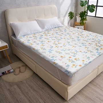 J-bedtime 床寢時光 專業防護100%防水平單式保潔墊 YY6839S  單人  春天花卉