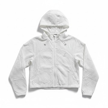 KANGOL 外套 白色 泡泡紗 夏日 輕薄外套 女 6622142000