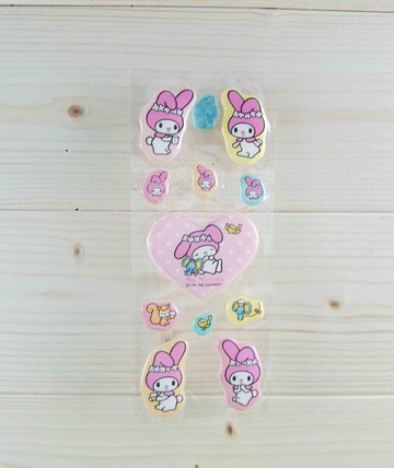 【震撼精品百貨】My Melody 美樂蒂 貼紙-愛心點點 震撼日式精品百貨