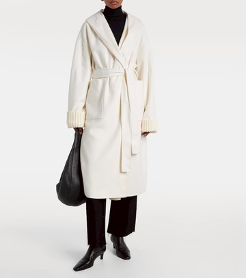 Aya Muse Hooded wool and cashmere coat