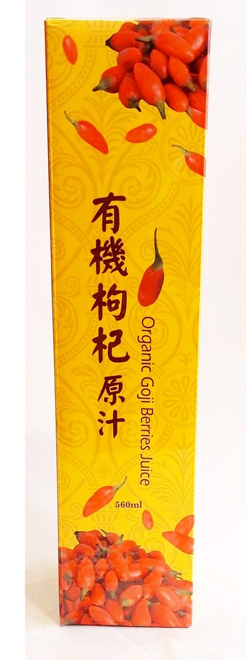 華世 有機枸杞原汁 560毫升/瓶 (產地中國)