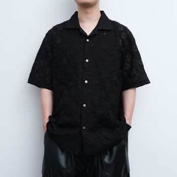 KAIKAI - Insomnia - 鹽縮凹凸紋古巴襯衫