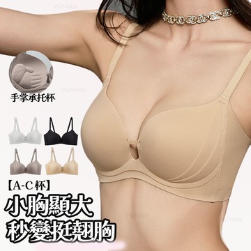 ✨上身圓潤✨小胸聚攏內衣女   無痕透氣不悶膚文胸  提拉防下垂文胸   上托收副乳内衣  柔軟無鋼圈美背 3D立體