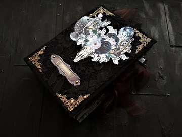 歌德風拼貼手帳 魔法書 手工製作 魔法之書