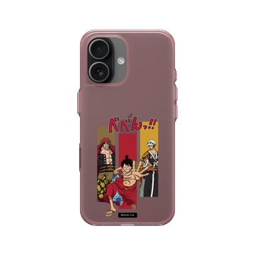 iPhone 17 Clear (相機按鈕) 晶醺玫 - 航海王 One Piece - 和之國系列-超新星結盟