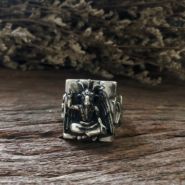 戒指 摩托車手 baphomet 蛇星