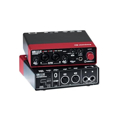 スタインバーグ Steinberg USB3.0 オーディオインターフェイス 32bit 192kHz レッド UR22C RD