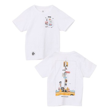CHUMS Kids Booby Lost City Trip Pocket T-Shirt 中大童 短袖上衣 白色 CH211443W001