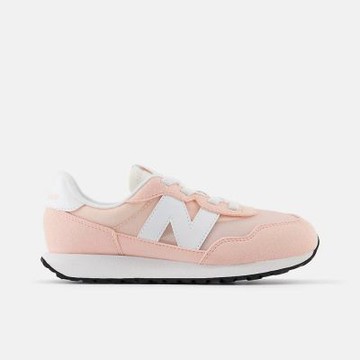 New Balance 紐巴倫 237 [PH237DPW] 中童 運動休閒鞋 復古鞋 寬楦 舒適 彈性鞋帶 珊瑚粉