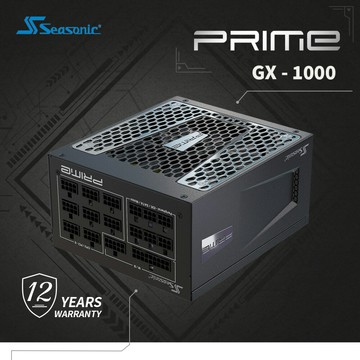 【Line7%回饋】【澄名影音展場】海韻 Seasonic PRIME GX-1000 電源供應器 金牌/全模 (編號:SE-PS-PRGX1000)