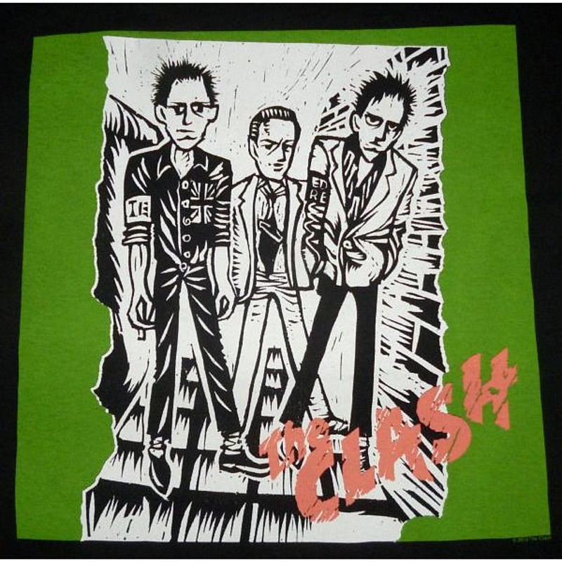 UNISEX S/M The CLASH ザ・クラッシュ 手描きペイント MA-1タイプ