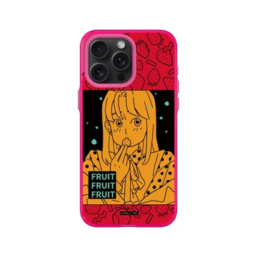 iPhone 15 Pro Max Clear 粉漾桃 - 子凡 Zzifan_z - 水果女孩