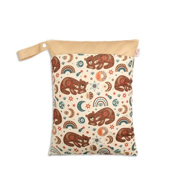 Rainbo&Iris - 乾濕分離雙層拉鍊防水收納袋-GF109 (30*40cm)