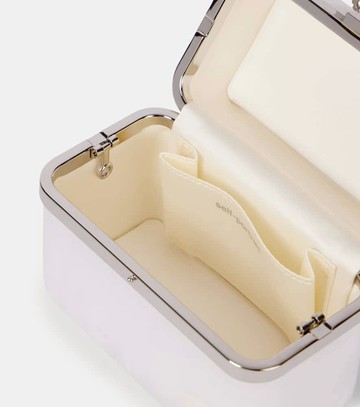 Self-Portrait Pearl Bow vanity bag