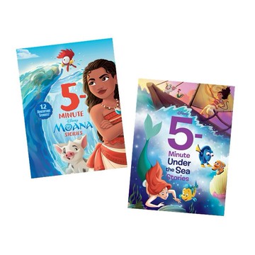 5-Minute Sea Adventure 海洋探險套組 (共2冊)(精裝)/Disney Press 5-Minute Stories 【禮筑外文書店】