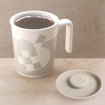 雪之心親親馬克杯+矽膠杯蓋 -P+L限定杯組(台灣製可微波烤箱)