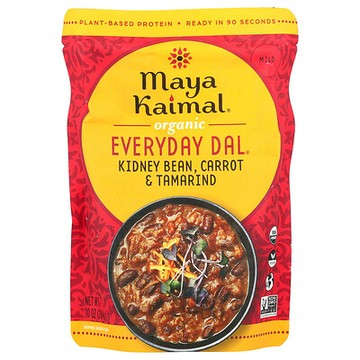 Maya Kaimal, 有機日常木豆糊，芸豆，胡蘿卜，羅望子，10 盎司（284 克）