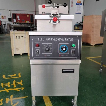 快樂購購??壓力炸爐不銹鋼i 110V高壓鍋商用 帶壓力炸爐商用油炸鍋