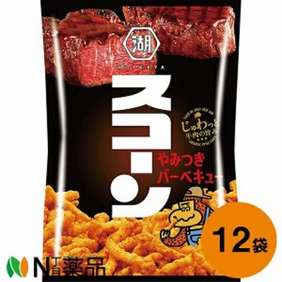 湖池屋 コイケヤ スコーンやみつきバーベキュー 75g入×12個セット＜コーンスナック＞【送料無料】