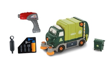 【樂彩森林】DIY組裝工具車-垃圾車