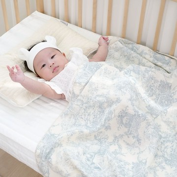 Toile De Jouy 韓國製造 100% 棉雙層紗布嬰兒毯