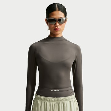 NikeSKIMS Weightless Women's Mock-Neck Long-Sleeve Top