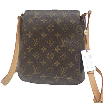 【二手精品 9.9成新】LV小號王菲斜跨包(更換直鞣革)  編號L132