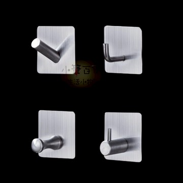 下殺低價🔥不鏽鋼掛勾 304等級 無痕掛勾 多功能掛鈎 萬用掛勾 黏貼式掛鉤 牆壁掛鉤 掛衣勾 浴室掛勾 廚房掛勾