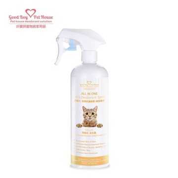 【GBPH好寶貝】All IN ONE法國香氛貓咪除臭防護噴霧500ml 輕鬆解決貓咪亂尿尿煩惱 五種香味可選