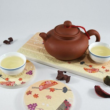 禾楓隱茶禮盒-珪藻土吸水茶墊禮盒
