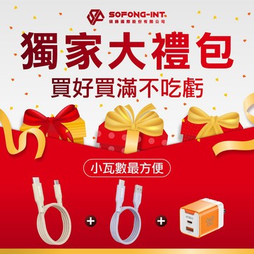 小瓦數充飽電 45WAC充電頭 搭配兩條USB-C充電線 一人一條感情才不散 快充首選 平價最優惠