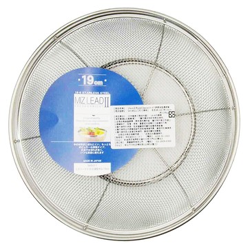 YOSHIKAWA 吉川 日本製 18-8不銹鋼圓篩籃 深型  直徑19 x 5.9cm  銀色  1個