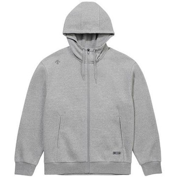 Descente 迪桑特 連帽外套 男裝 刷毛 保暖 灰【運動世界】SQ323UFT92-MGRY