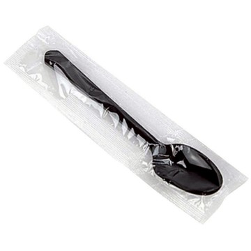 Swan 免洗衛生湯匙 黑色  1個  100入