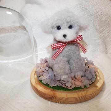 【客製羊毛氈】擬真狗狗 (25cm 至 30cm)