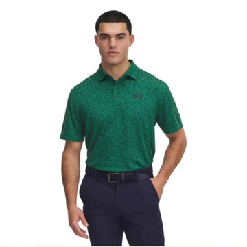 【UNDER ARMOUR】UA 男 印花短POLO_1378677-305
