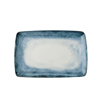 陶瓷盤/骨瓷盤 【Arthur Krupp】SHADE 長方盤 35x22cm (藍)