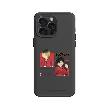 iPhone 15 Pro Max SolidX 黑 - 排球少年 Haikyu!! - 孤爪研磨 & 黑尾鐵朗 02