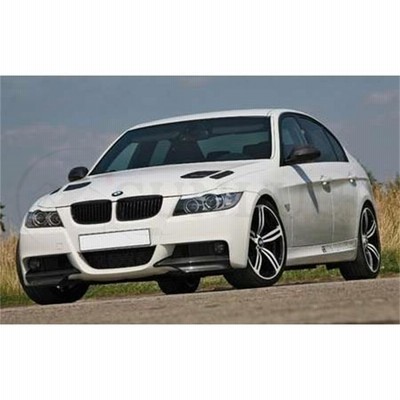 BMW E90 E91 Mスポーツ 前期用 カーボン フロントスプリッター 左右セット フロントリップ フロントスポイラー ビーエム Mスポ セダン ツーリング 335/320