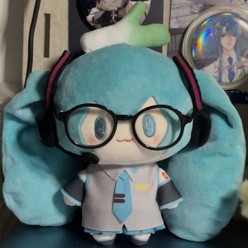 fufu棉花娃娃未來毛絨miku頂寶少女公仔玩具玩偶周邊超萌初音掛件