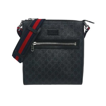 GUCCI 474137 GG SUPREME 郵差包斜背包