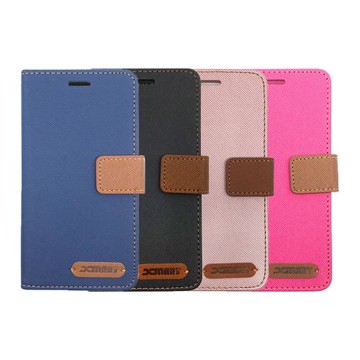 XMART SAMSUNG Galaxy S10e 斜紋休閒皮套