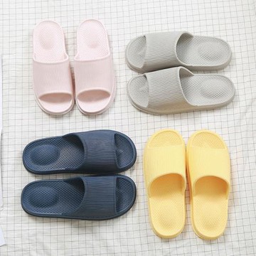 純色夏季情侶浴室拖鞋防滑軟底洗澡男女家居家用室內按摩涼拖鞋