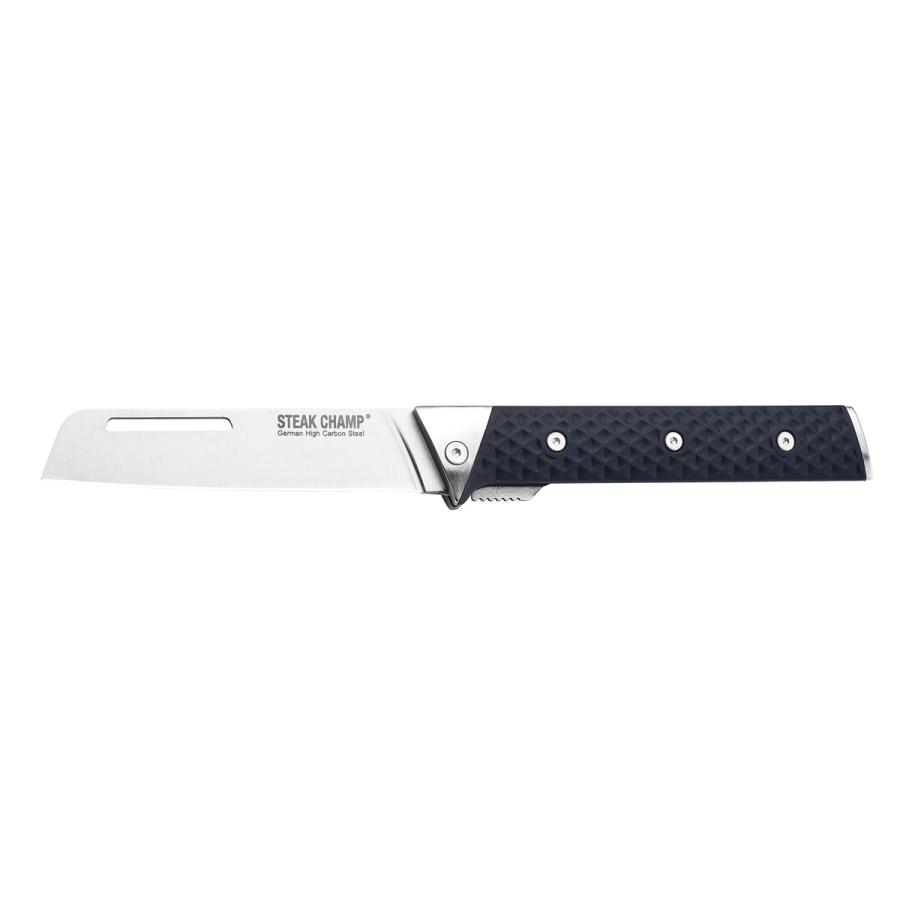 包丁 STEAK CHAMP CHEF S OUTDOOR FOLDING KNIFE 12cm アウトドア