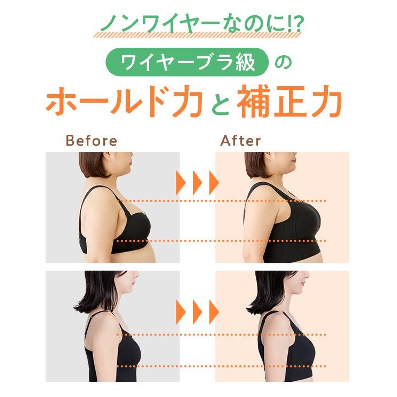 nmerry エヌメリー　3L カーキ、ブラウン 公式 Nmerry ノンワイヤーブラ 3枚セット 育乳ブラ エヌメリー