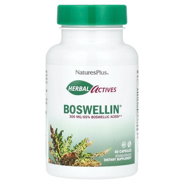 NaturesPlus, Herbal Actives，Boswellin® 乳香，300 毫克，60 粒膠囊
