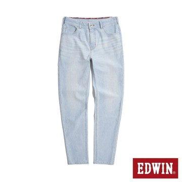 EDWIN 男裝 JERSEYS迦績 經典斜紋修身丹寧錐形迦績褲 (漂淺藍)