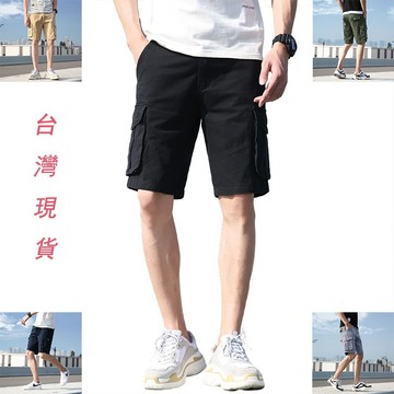 台灣現貨【挺版薄款多袋短褲】多口袋工作褲 工裝短褲 透氣耐磨好穿側大口袋中腰純棉加大口袋 工裝褲 工作短褲 大尺碼短褲