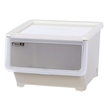 維也納直取式收納箱38L-灰色