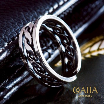 S925銀戒。交織之戒 | LU